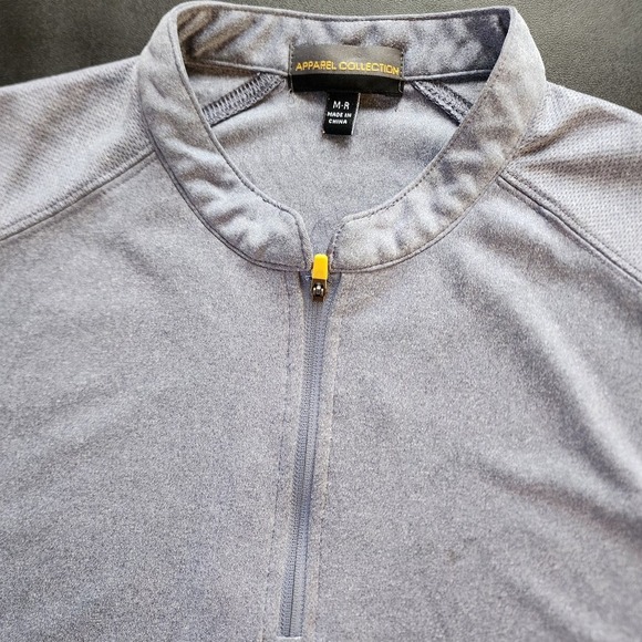 Apparel Collection Men's Gray Henley Zip Shirt | McDonald's Logo | Employee Unif - Picture 4 of 11